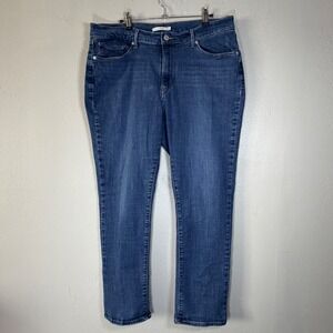 Levis Classic Straight Jeans Medium Wash Blue Denim 16M W33 L30 39250-0050